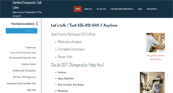 Desktop Screenshot of gentlechiropracticsaltlake.com